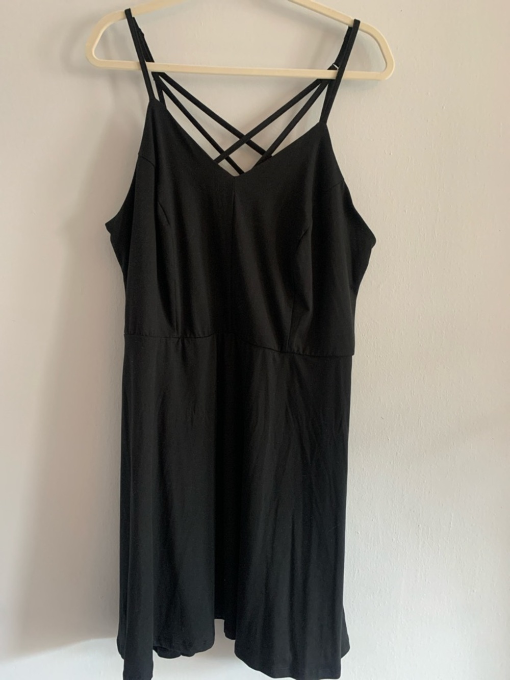 MARKET & SPRUCE Black Strappy Dress NWT!